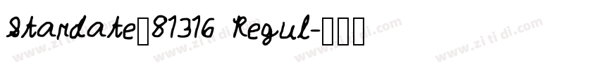 Stardate_81316 Regul字体转换